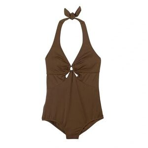 Islander One Piece Bathing Suit - Brown